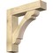 Ekena Millwork Olympic Block Rough Sawn Bracket w/ Offset Brace, Douglas Fir, 8"W x 36"D x 36"H BKT0806X36X36OLY05RDF - alternate 1